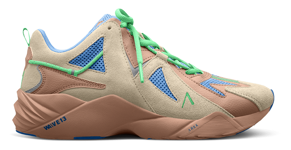 ARKK Collection Tuzon Suede W13 | Dusty Brown Baby Blue | Men Tuzon